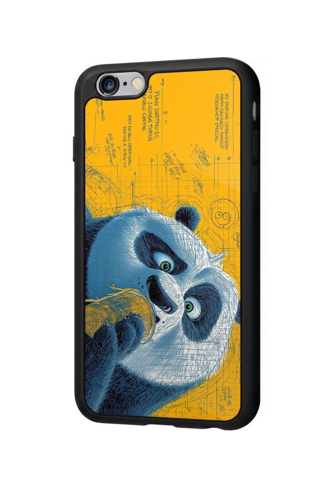 iPhone 6 Plus Uyumlu Kung Fu Panda Tasarımlı Glossy Premium Kılıf