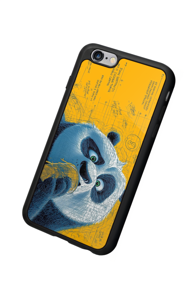 iPhone 6 Plus Uyumlu Kung Fu Panda Tasarımlı Glossy Premium Kılıf