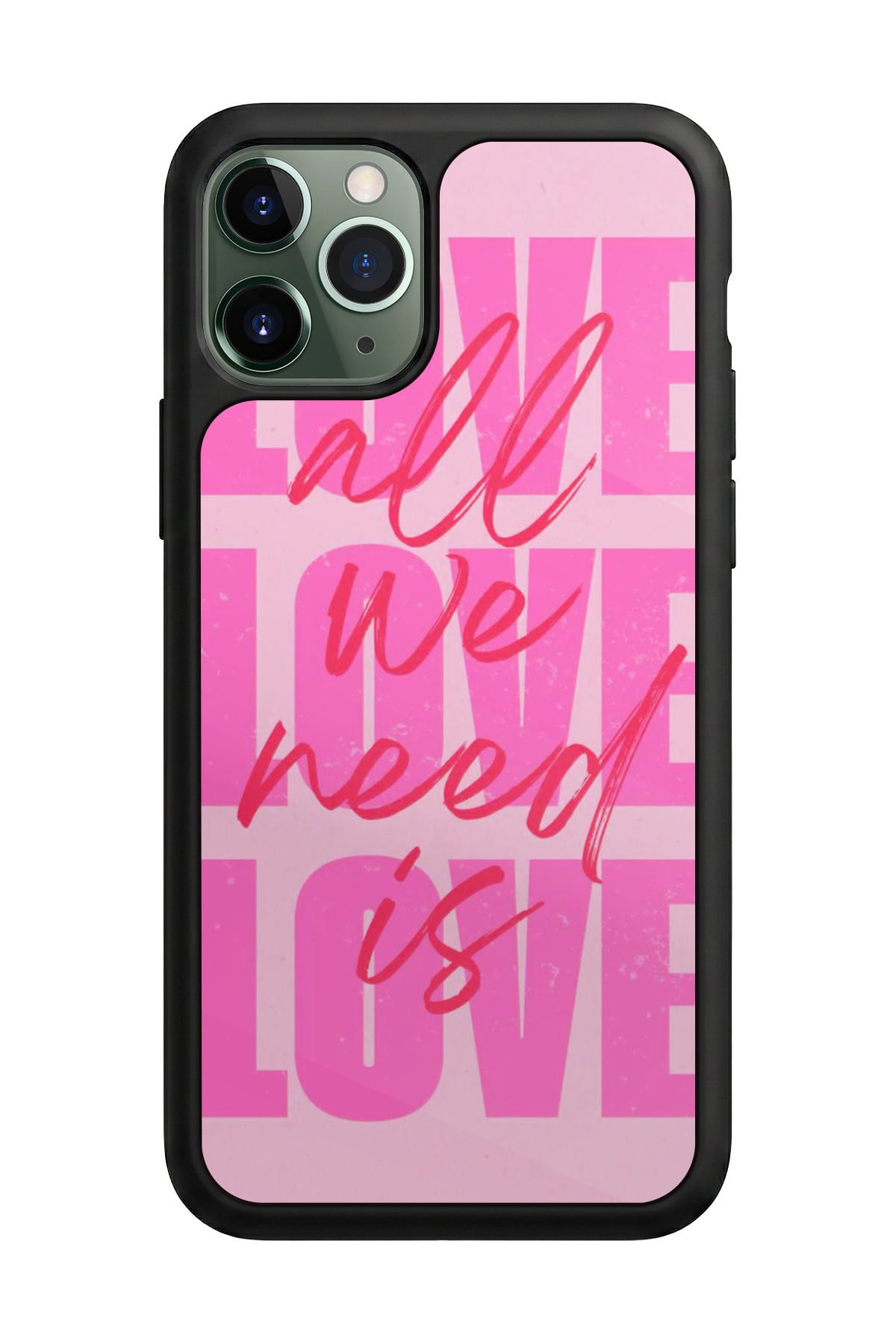 iPhone 11 Pro Uyumlu Love Tasarımlı Glossy Premium Kılıf