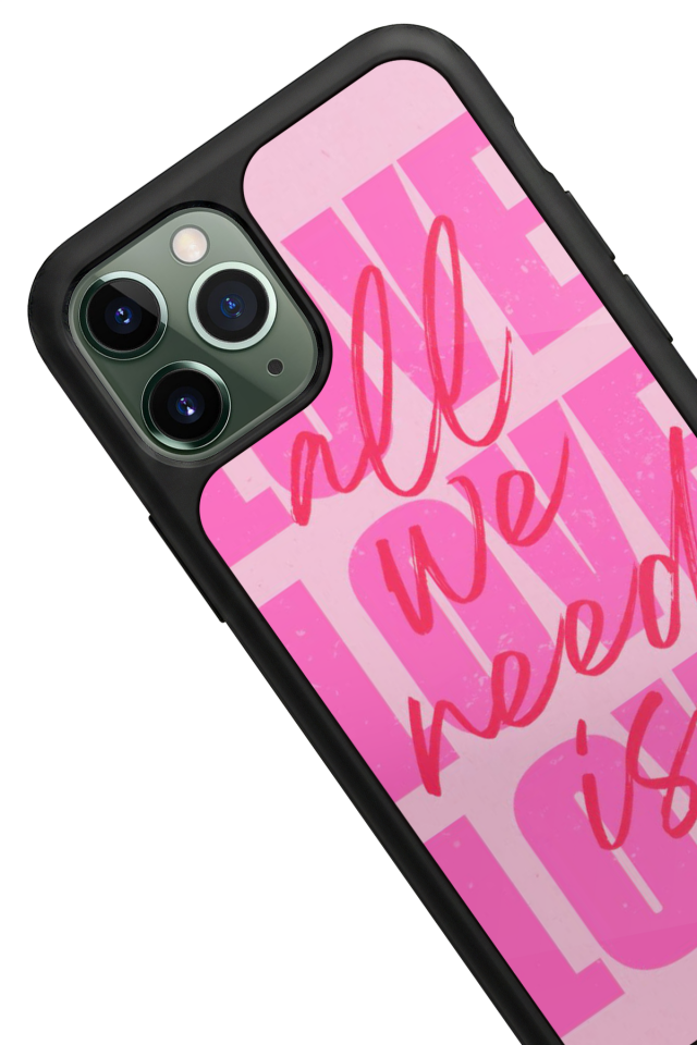 iPhone 11 Pro Uyumlu Love Tasarımlı Glossy Premium Kılıf