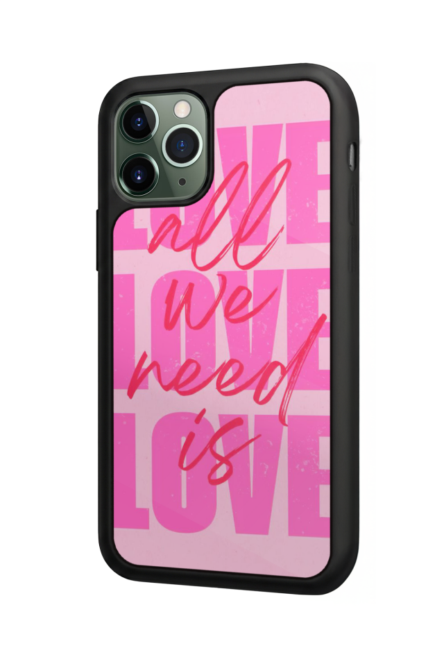 iPhone 11 Pro Uyumlu Love Tasarımlı Glossy Premium Kılıf