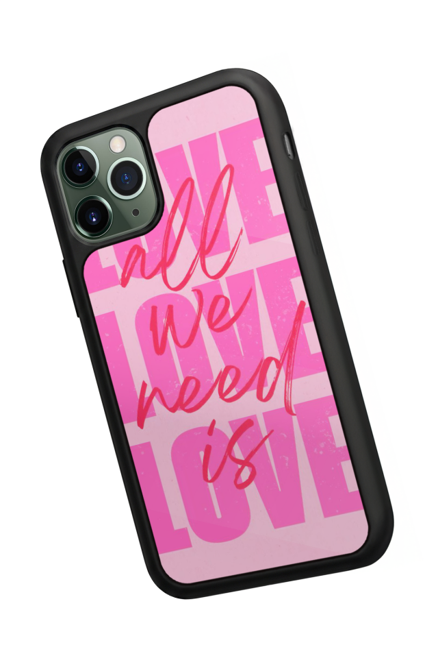 iPhone 11 Pro Uyumlu Love Tasarımlı Glossy Premium Kılıf