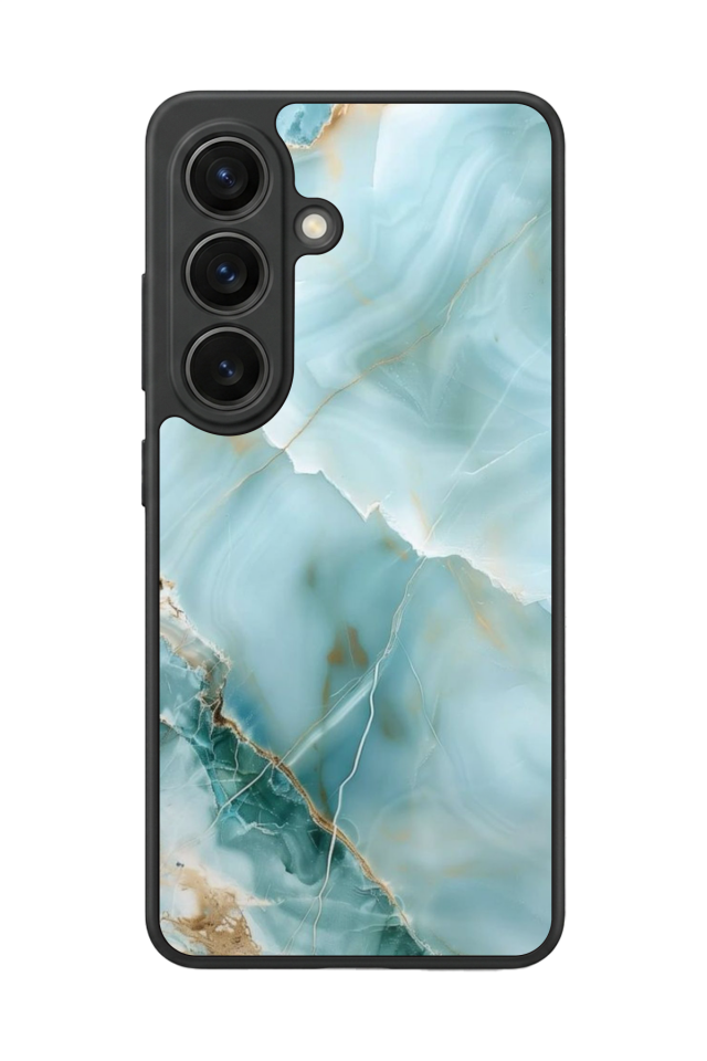 Samsung Galaxy S26 Uyumlu Mermer Marble Tasarımlı Glossy Premium Kılıf