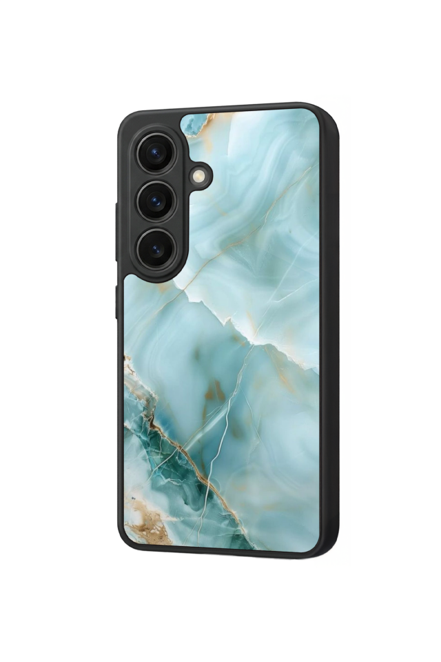 Samsung Galaxy S26 Uyumlu Mermer Marble Tasarımlı Glossy Premium Kılıf