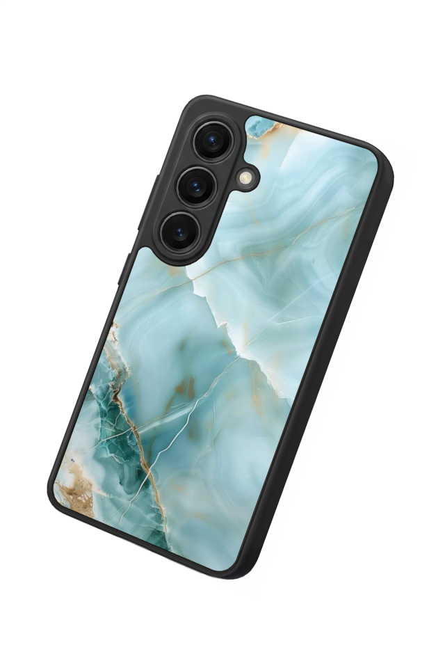 Samsung Galaxy S26 Uyumlu Mermer Marble Tasarımlı Glossy Premium Kılıf