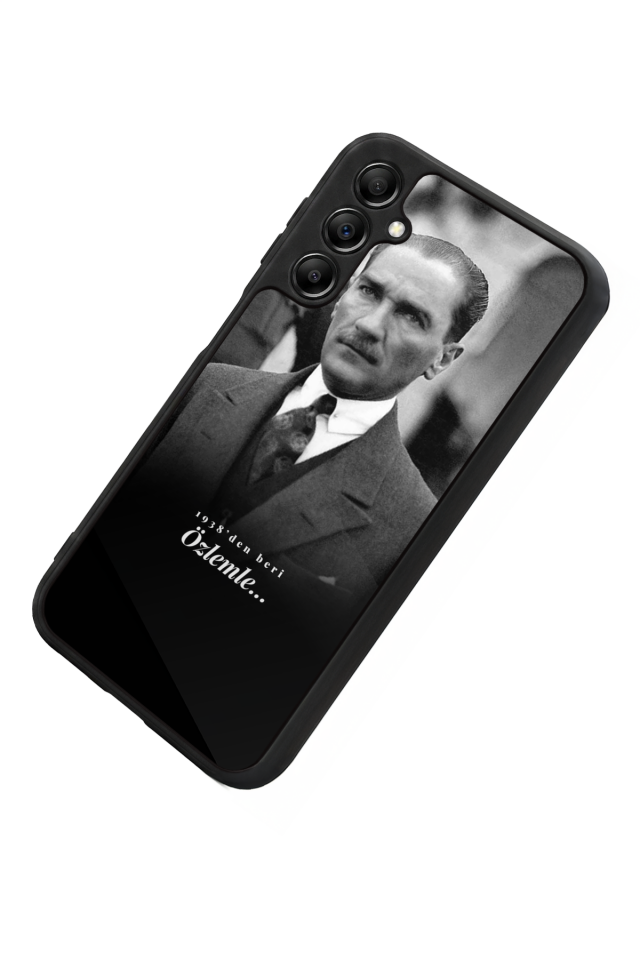Samsung Galaxy A14 Uyumlu Mustafa Kemal Ataturk Tasarımlı Glossy Premium Kılıf