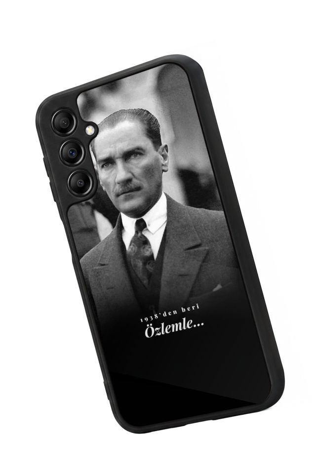 Samsung Galaxy A14 Uyumlu Mustafa Kemal Ataturk Tasarımlı Glossy Premium Kılıf