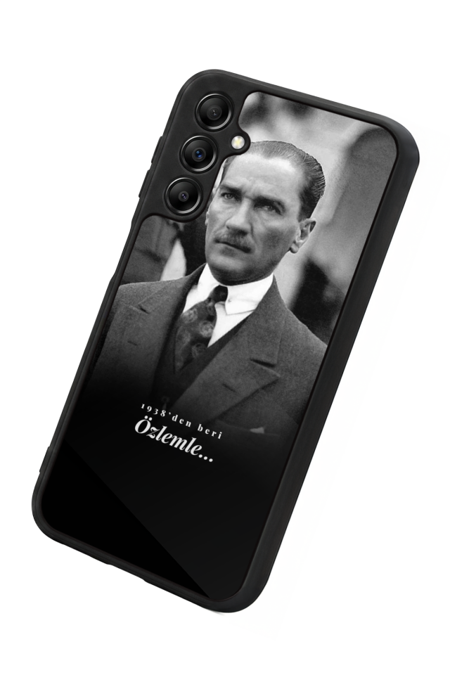 Samsung Galaxy A14 Uyumlu Mustafa Kemal Ataturk Tasarımlı Glossy Premium Kılıf