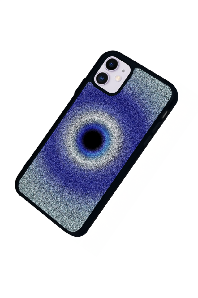 iPhone 11 Uyumlu Nazar Tasarımlı Glossy Premium Kılıf