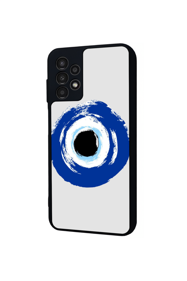 Samsung Galaxy A13 Uyumlu Nazar Tasarımlı Glossy Premium Kılıf