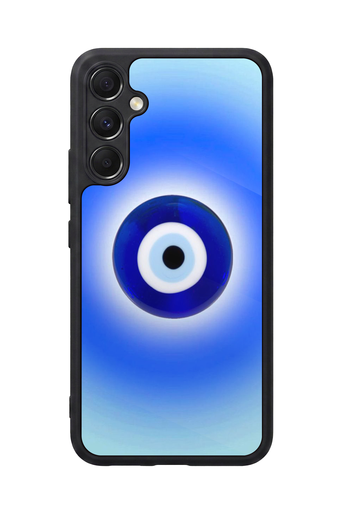 Samsung Galaxy M34 Uyumlu Nazar Tasarımlı Glossy Premium Kılıf