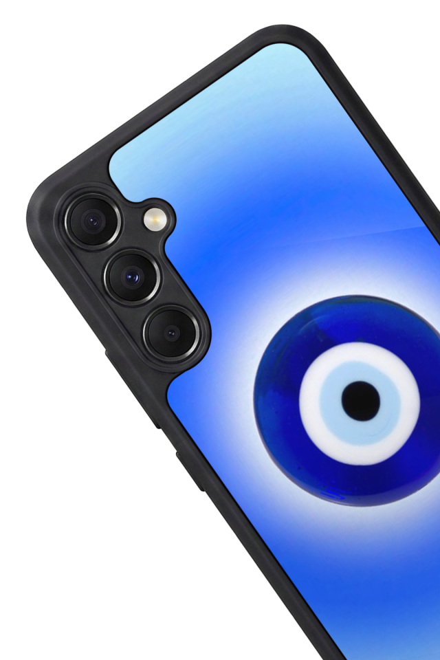 Samsung Galaxy M34 Uyumlu Nazar Tasarımlı Glossy Premium Kılıf