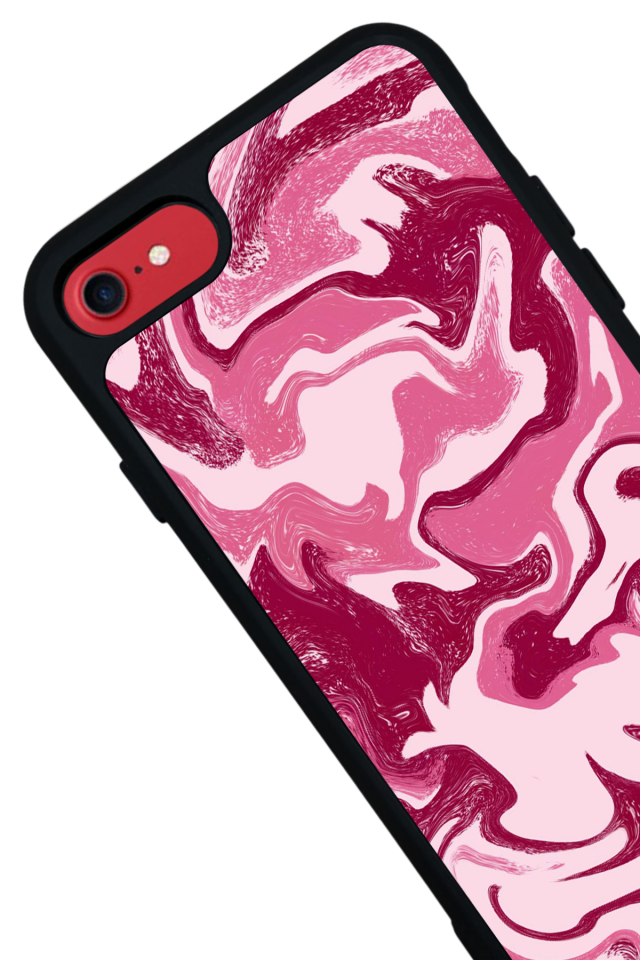 iPhone SE Uyumlu Soft Degrade Tasarımlı Glossy Premium Kılıf