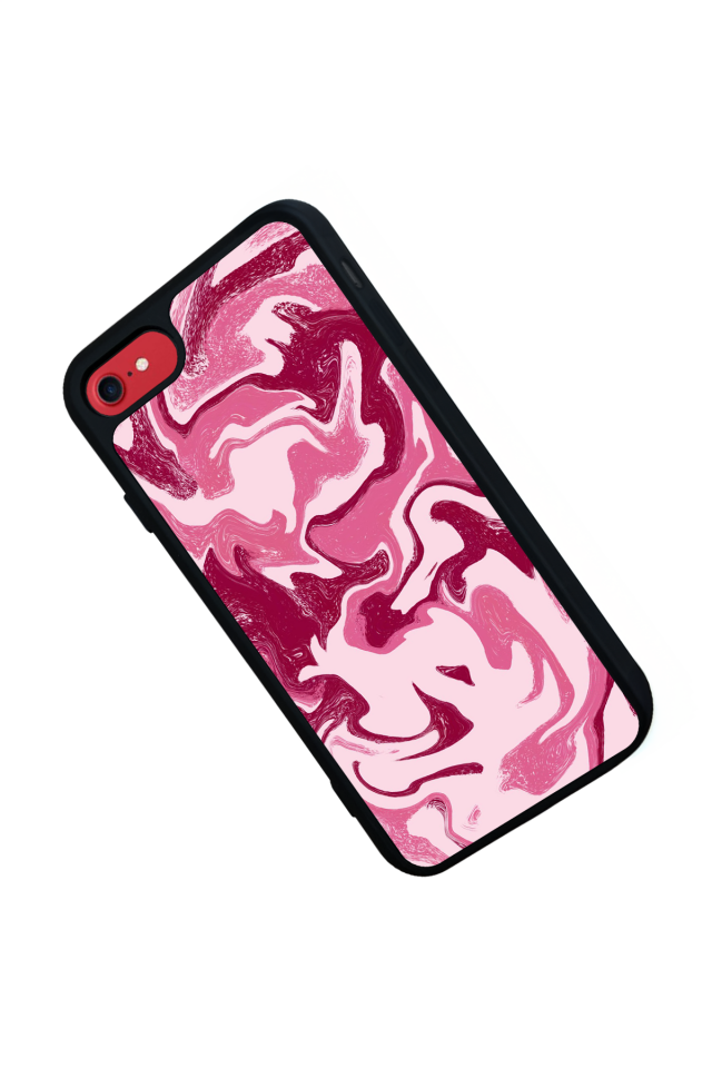 iPhone SE Uyumlu Soft Degrade Tasarımlı Glossy Premium Kılıf