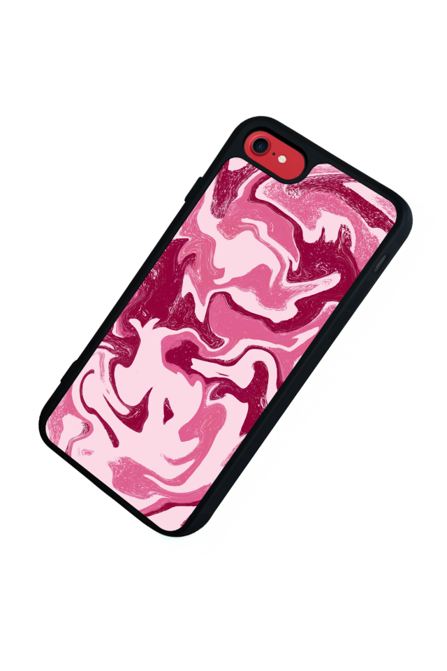 iPhone SE Uyumlu Soft Degrade Tasarımlı Glossy Premium Kılıf