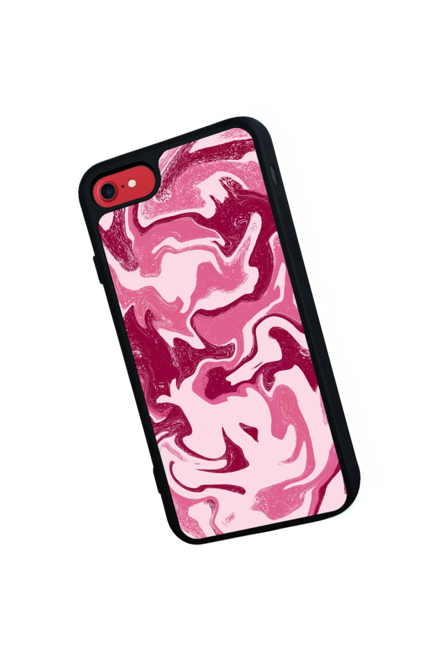 iPhone SE Uyumlu Soft Degrade Tasarımlı Glossy Premium Kılıf