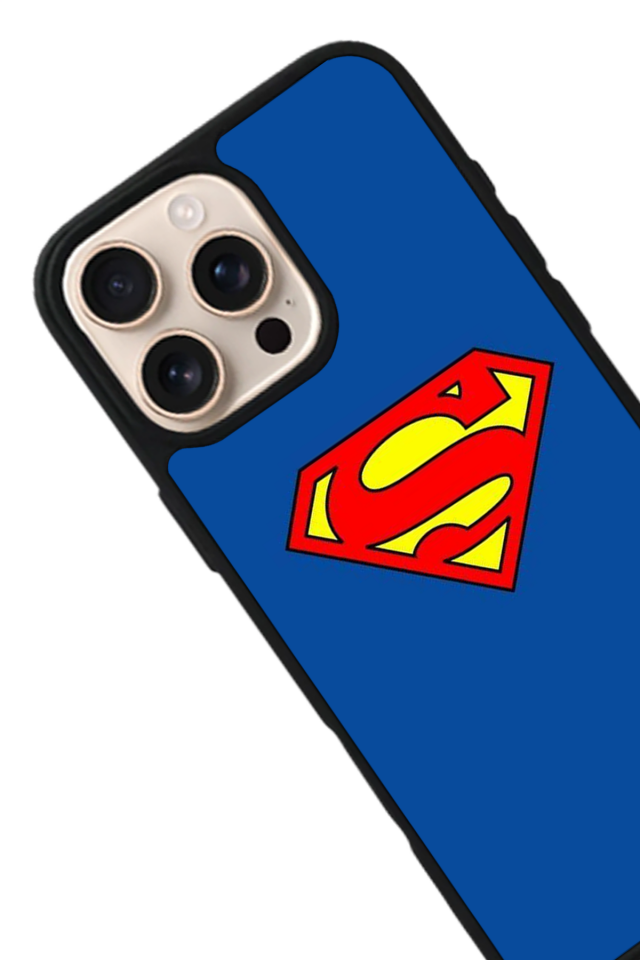 iPhone 15 Pro Uyumlu Superman Tasarımlı Glossy Premium Kılıf
