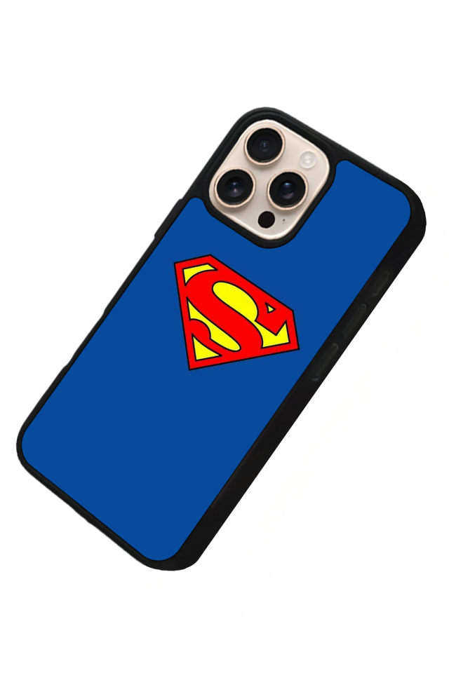 iPhone 15 Pro Uyumlu Superman Tasarımlı Glossy Premium Kılıf