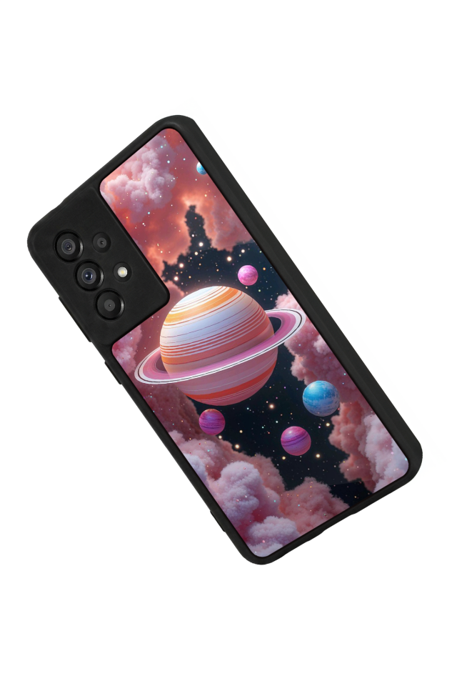 Samsung Galaxy A73 Uyumlu Uzay Tasarımlı Glossy Premium Kılıf