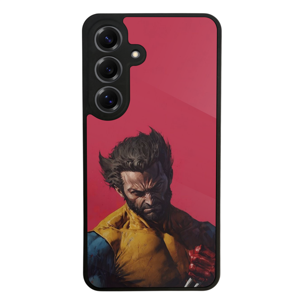Samsung Galaxy S25 Uyumlu Wolverine Tasarımlı Glossy Premium Kılıf