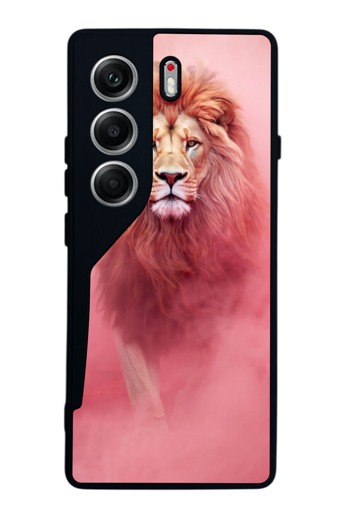 Tecno Camon 40 Uyumlu Aslan Tasarımlı Glossy Premium Kılıf
