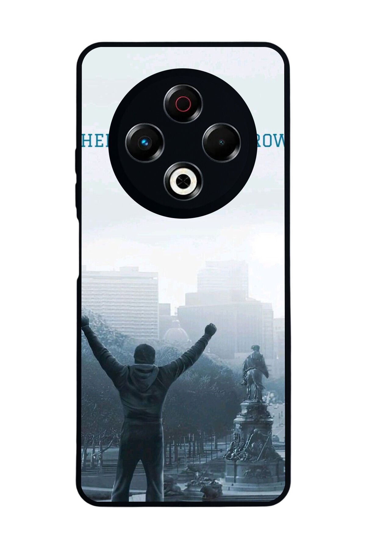 Tecno Spark 30 Uyumlu Rocky Tasarımlı Glossy Premium Kılıf