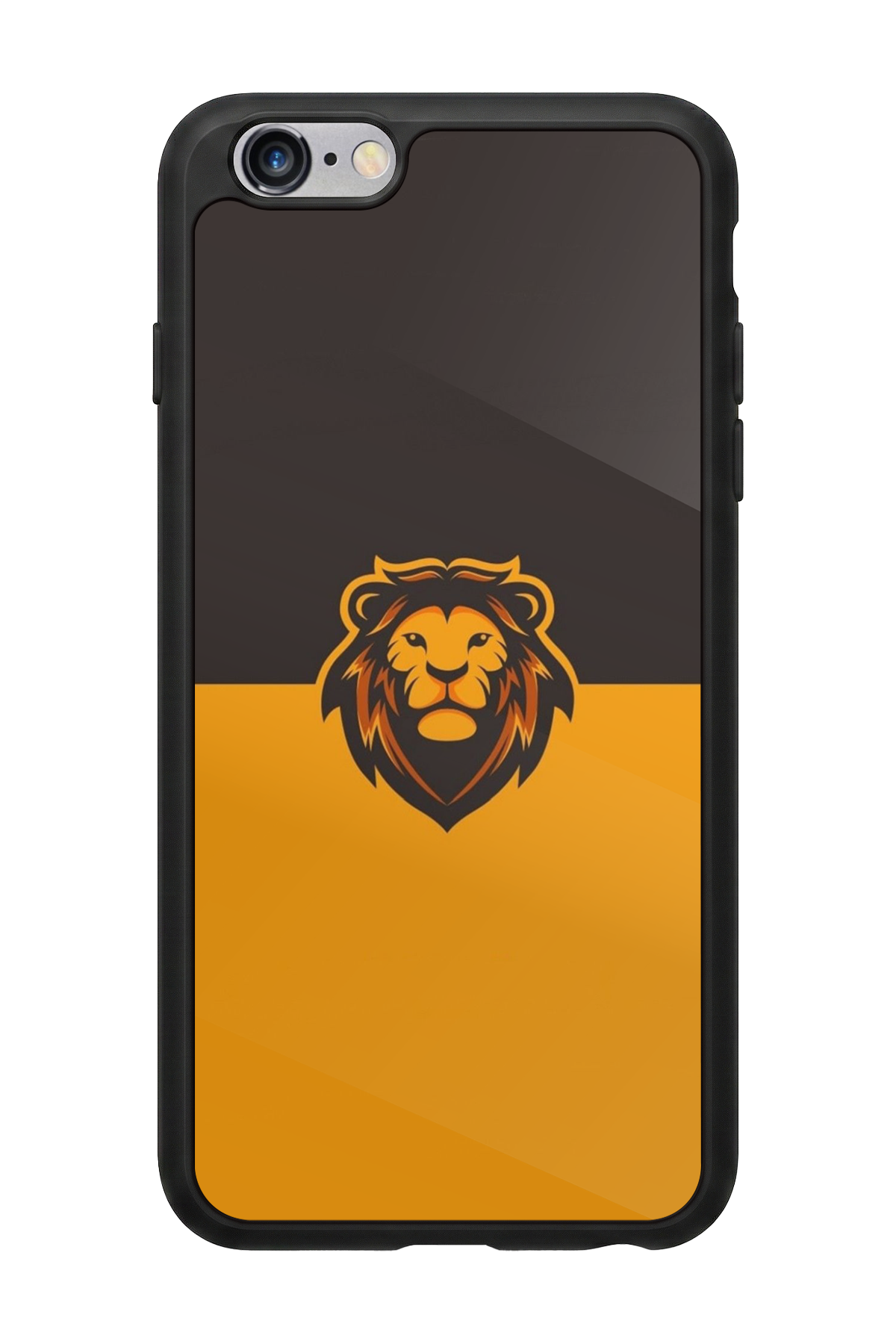 iPhone 6s Plus Uyumlu Aslan Tasarımlı Glossy Premium Kılıf