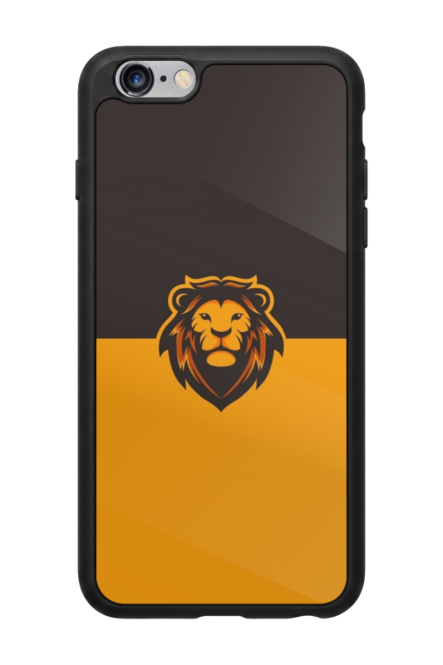 iPhone 6s Plus Uyumlu Aslan Tasarımlı Glossy Premium Kılıf