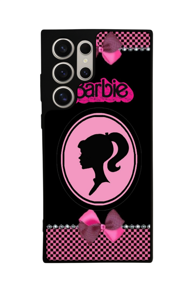 Samsung Galaxy S22 Ultra Uyumlu Barbie Tasarımlı Glossy Premium Kılıf
