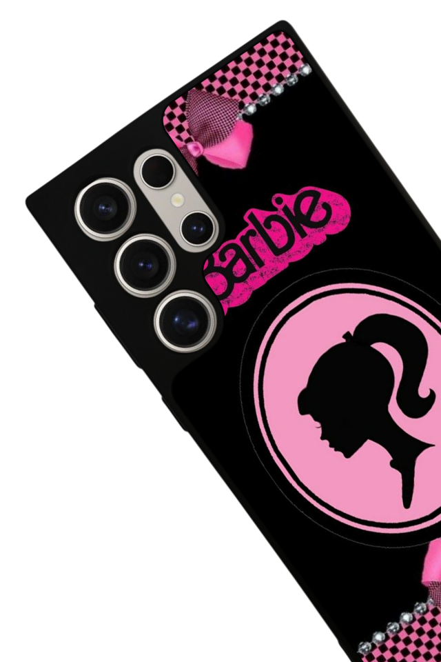 Samsung Galaxy S22 Ultra Uyumlu Barbie Tasarımlı Glossy Premium Kılıf
