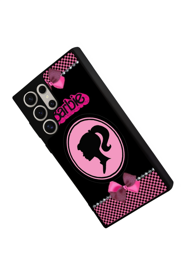 Samsung Galaxy S22 Ultra Uyumlu Barbie Tasarımlı Glossy Premium Kılıf