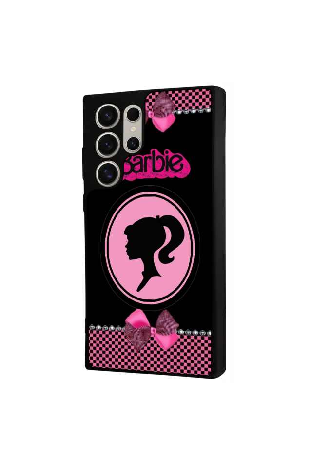 Samsung Galaxy S22 Ultra Uyumlu Barbie Tasarımlı Glossy Premium Kılıf