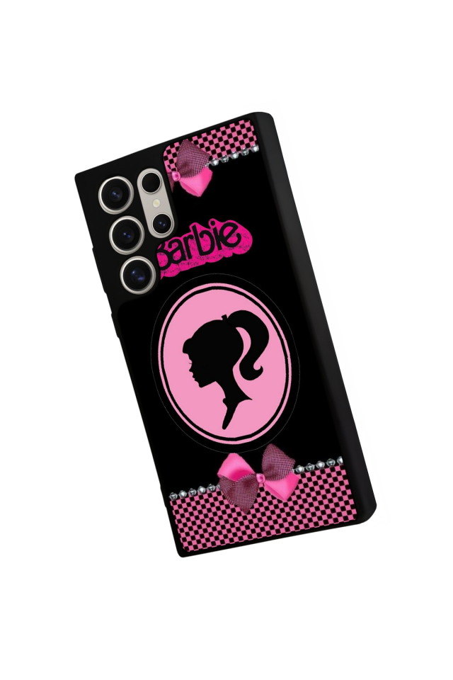 Samsung Galaxy S22 Ultra Uyumlu Barbie Tasarımlı Glossy Premium Kılıf
