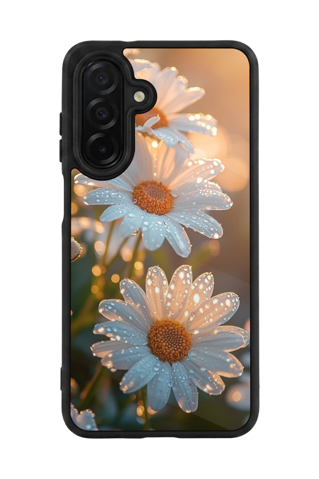 Samsung Galaxy A56 Uyumlu Cicek Tasarımlı Glossy Premium Kılıf