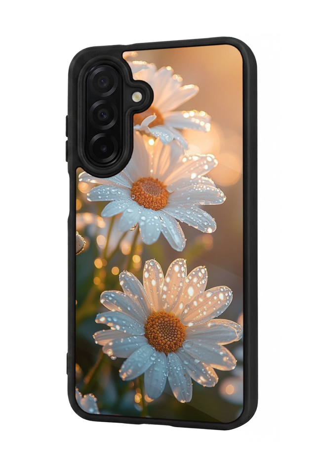 Samsung Galaxy A56 Uyumlu Cicek Tasarımlı Glossy Premium Kılıf
