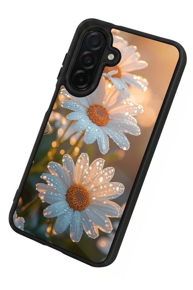 Samsung Galaxy A56 Uyumlu Cicek Tasarımlı Glossy Premium Kılıf