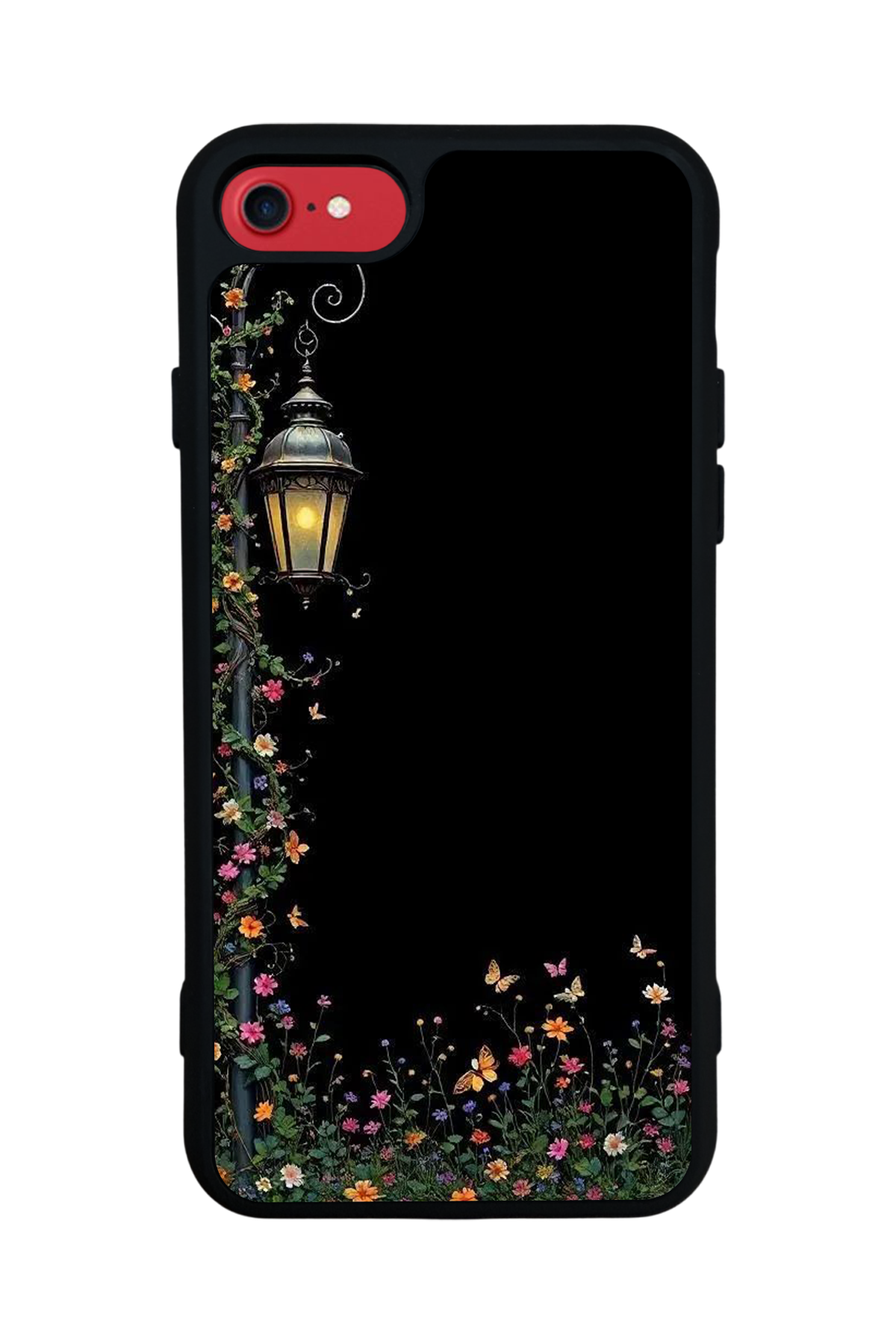 iPhone 7 Uyumlu Floral Tasarımlı Glossy Premium Kılıf