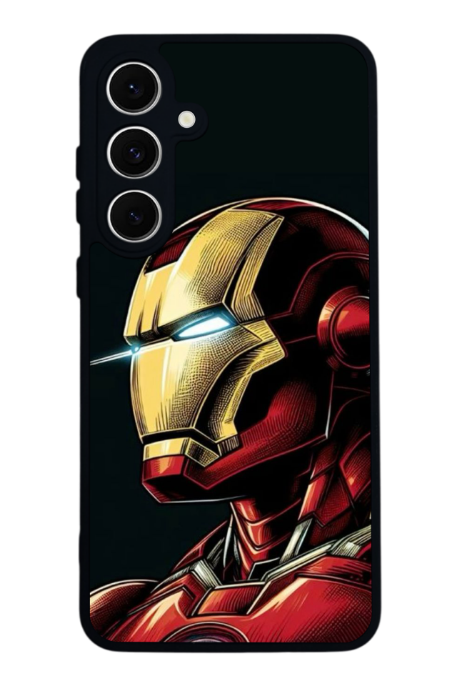 Samsung Galaxy A16 Uyumlu  Iron Man ( Demir Adam ) Tasarımlı Glossy Premium Kılıf