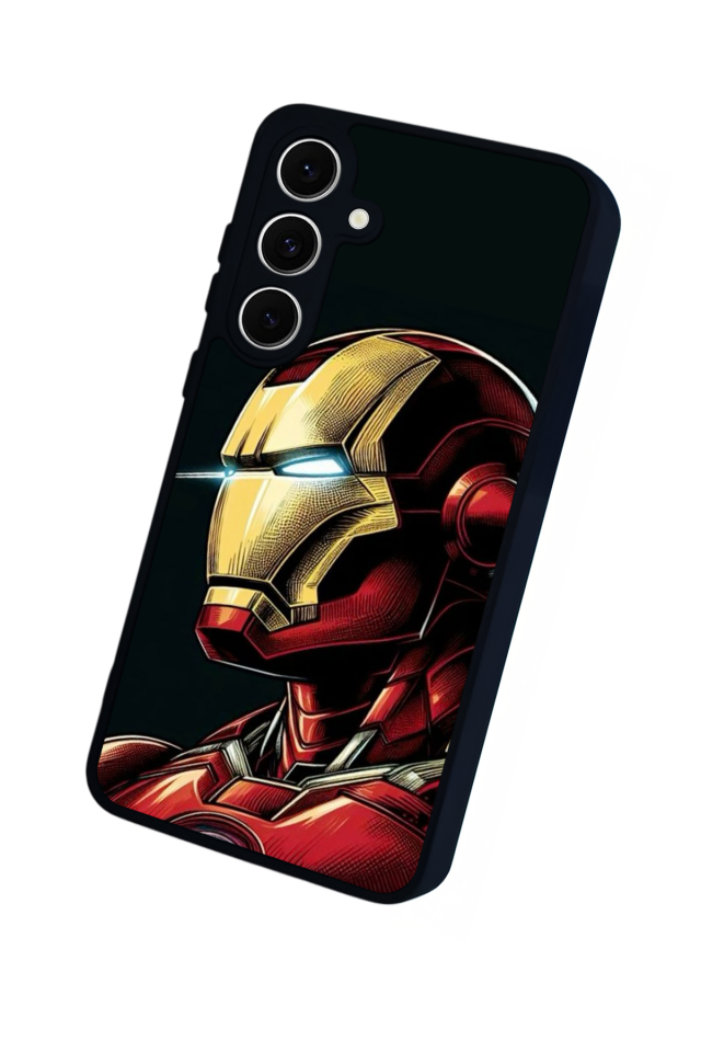 Samsung Galaxy A16 Uyumlu  Iron Man ( Demir Adam ) Tasarımlı Glossy Premium Kılıf
