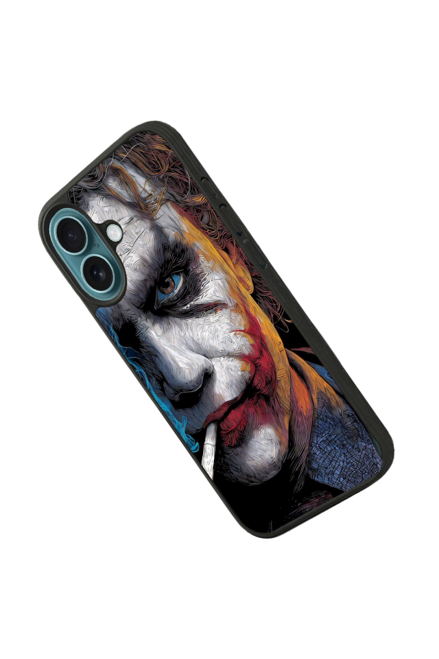 iPhone 16 Uyumlu Joker Tasarımlı Glossy Premium Kılıf