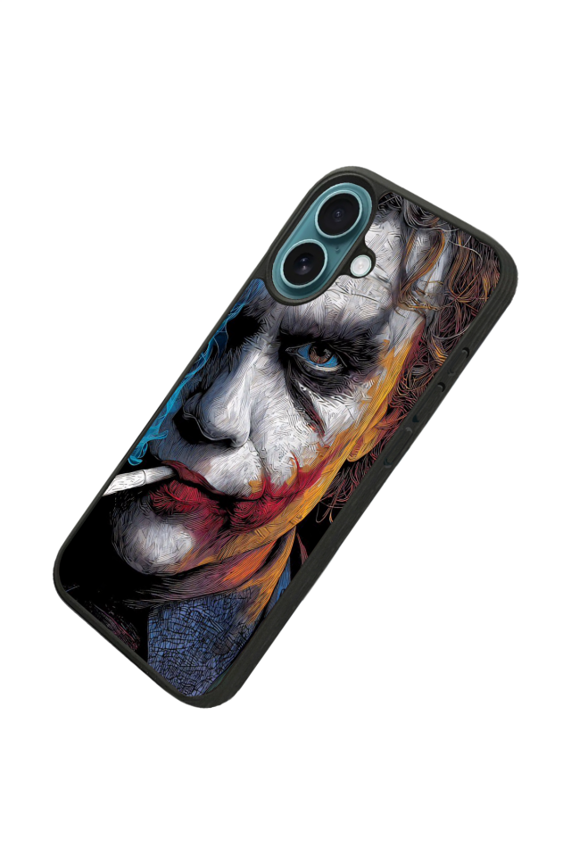 iPhone 16 Uyumlu Joker Tasarımlı Glossy Premium Kılıf