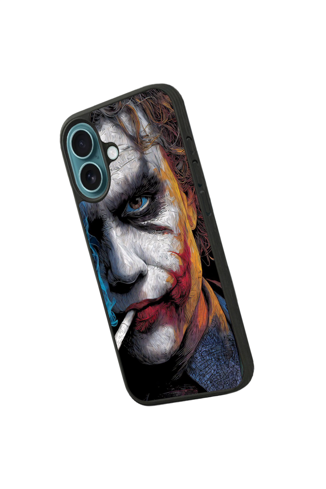 iPhone 16 Uyumlu Joker Tasarımlı Glossy Premium Kılıf