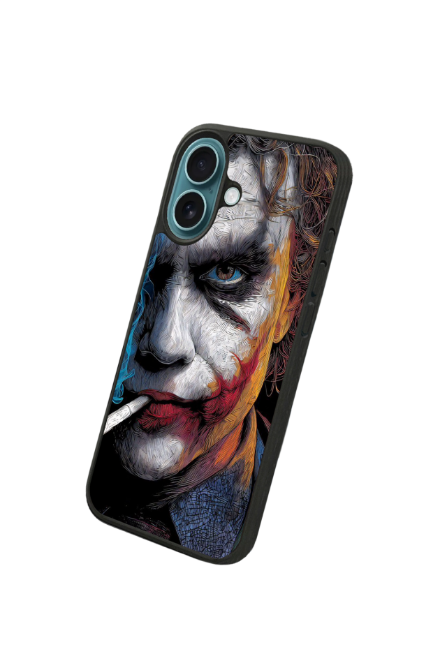 iPhone 16 Uyumlu Joker Tasarımlı Glossy Premium Kılıf