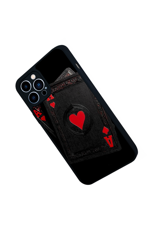 iPhone 12 Pro Max Uyumlu Kart Tasarımlı Glossy Premium Kılıf