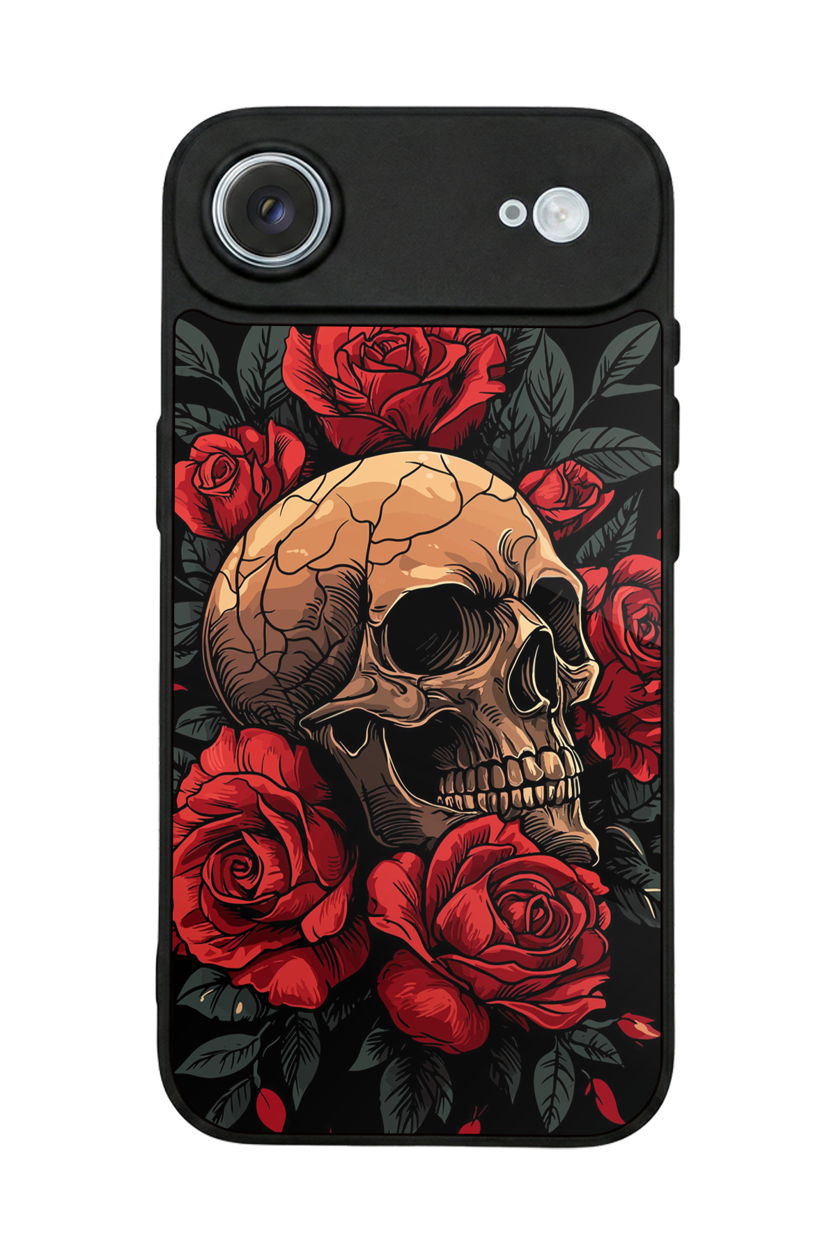 iPhone 17 Air Uyumlu KuruKafa Tasarımlı Glossy Premium Kılıf