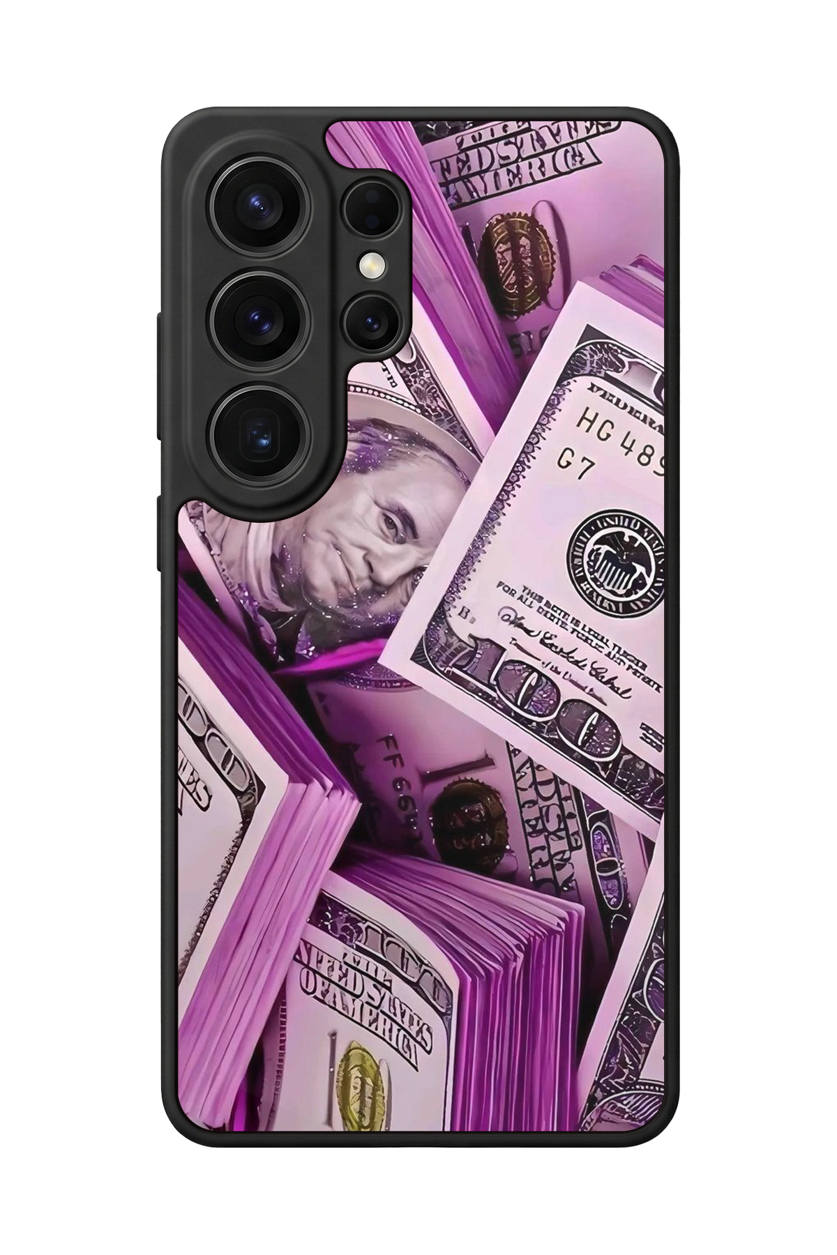 Samsung Galaxy S26 Ultra Uyumlu Money Para Tasarımlı Glossy Premium Kılıf