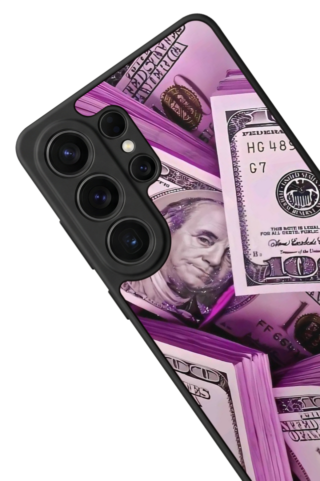 Samsung Galaxy S26 Ultra Uyumlu Money Para Tasarımlı Glossy Premium Kılıf