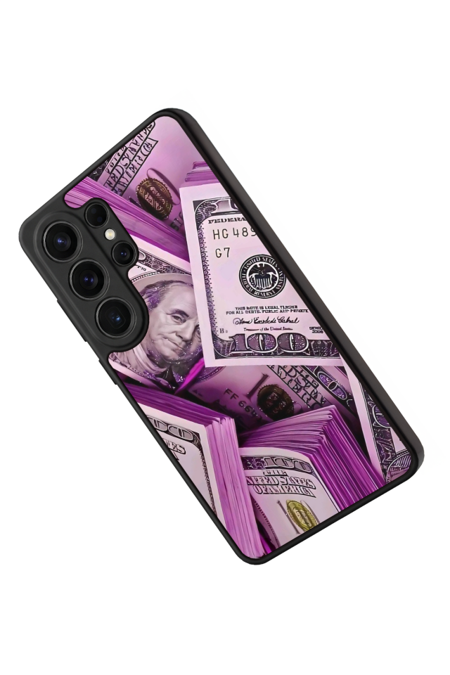 Samsung Galaxy S26 Ultra Uyumlu Money Para Tasarımlı Glossy Premium Kılıf