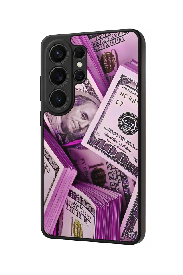 Samsung Galaxy S26 Ultra Uyumlu Money Para Tasarımlı Glossy Premium Kılıf