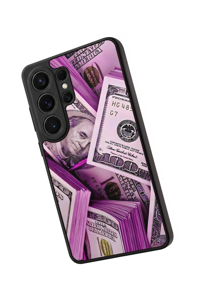 Samsung Galaxy S26 Ultra Uyumlu Money Para Tasarımlı Glossy Premium Kılıf